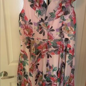 City Chic fit and flare dress